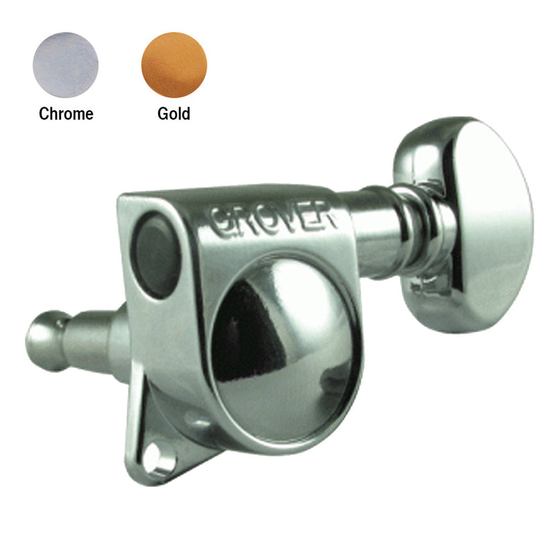 Grover 305C Mid-Size Rotomatics ~ 3+3 ~ Chrome