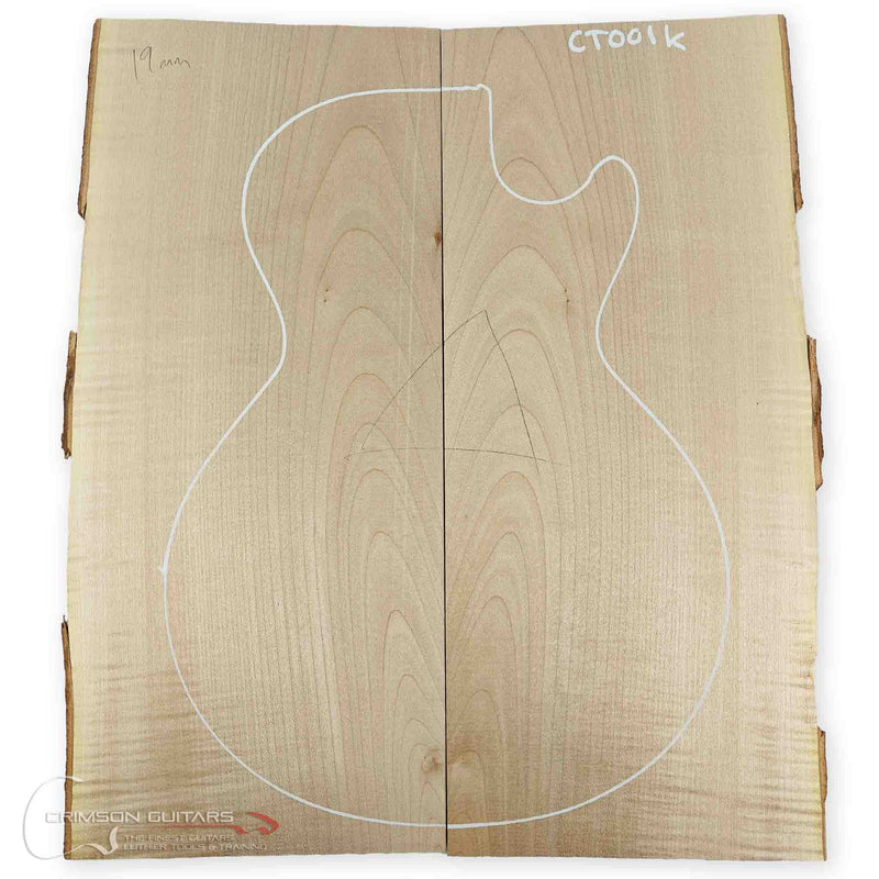 Carve Top - Flamed Maple - 2 piece - 19mm