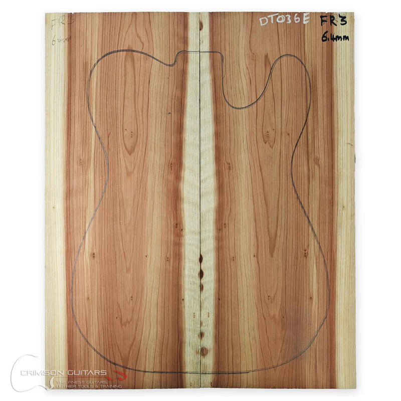 Drop Top - Flamed Redwood - 2 Piece - 6.4mm