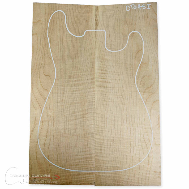 Drop Top - Flamed Sycamore - 2 Piece - Joined - 4.5mm