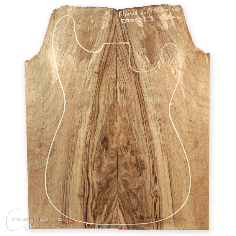 Drop Top - Flamed English Walnut - 2 Piece - 2.5mm