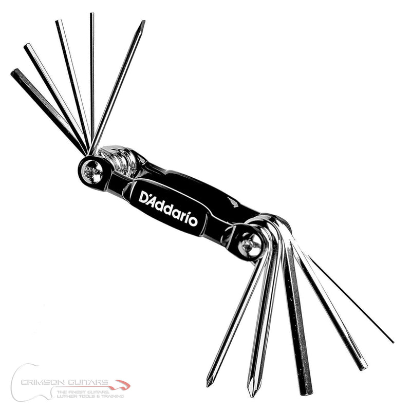 D'Addario Guitar/Bass 10-in-1 Multi-Tool