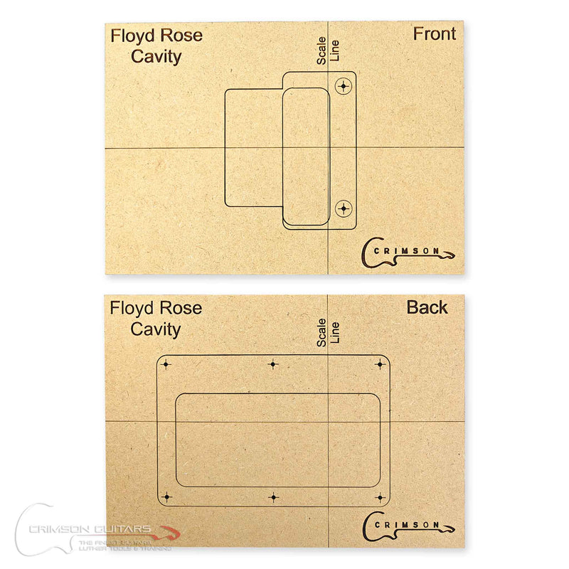 Template Set - Floyd Rose Style - Front & Back Cavity