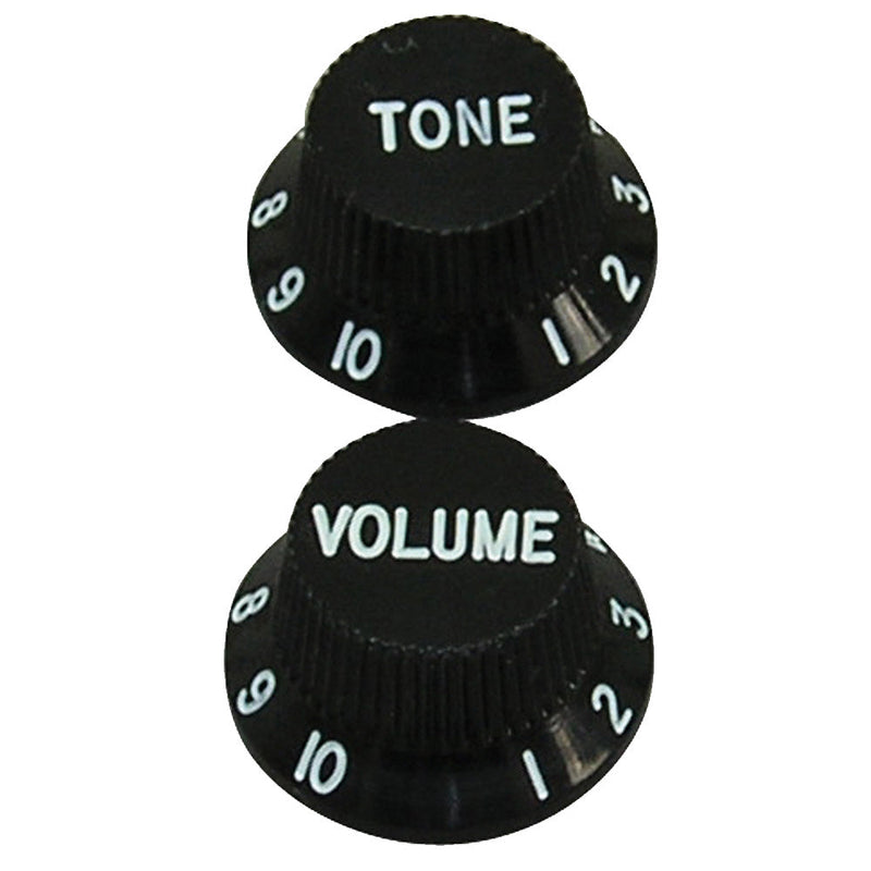 Guitar Tech Control Knobs ~ Black