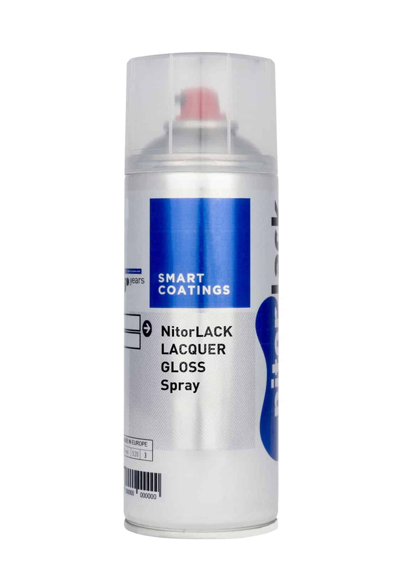 Nitorlack Nitrocellulose Lacquer 400ml Aerosol - Clear Gloss