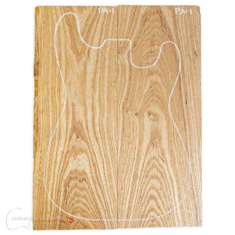 Premium Guitar Body Blank - Lightweight Ash - 2 Piece - 5.2kg