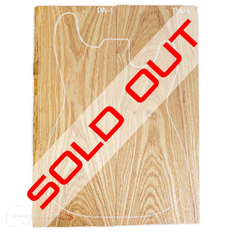 Premium Guitar Body Blank - Lightweight Ash - 2 Piece - 5.2kg