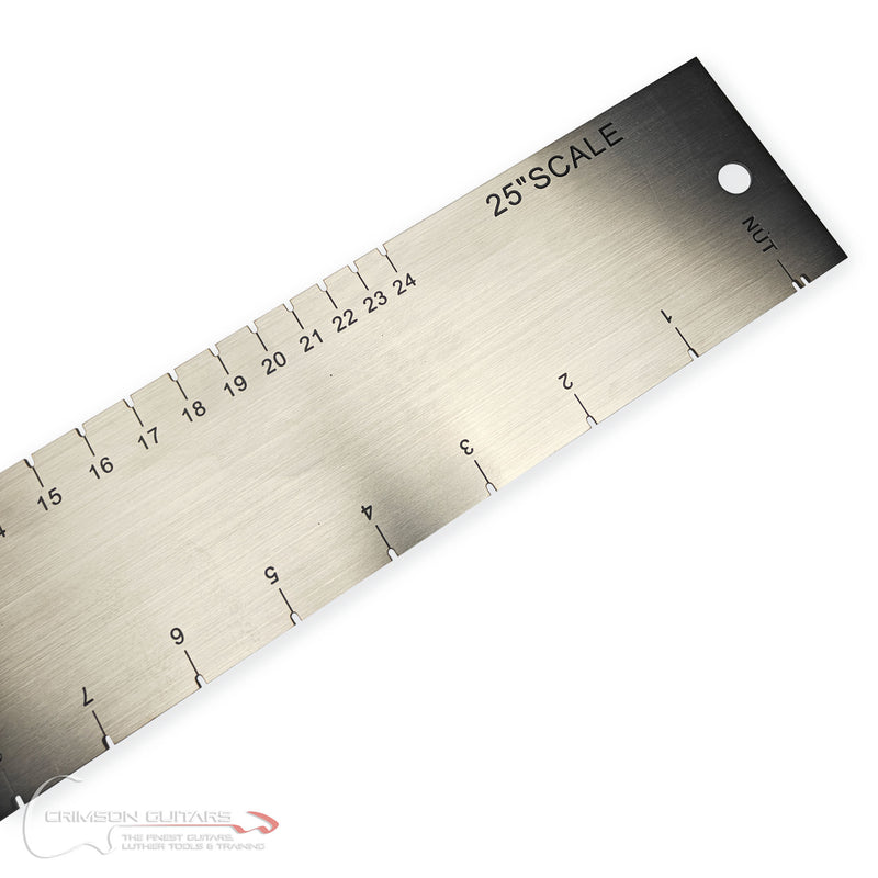 Fret Slot Marking Ruler (25.5" Fender/25" PRS)