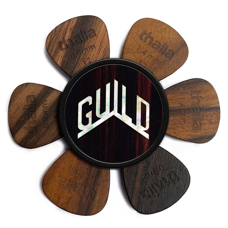 Guild® by Thalia Pick Puck ~ Black Ebony with Guild Pearl Logo