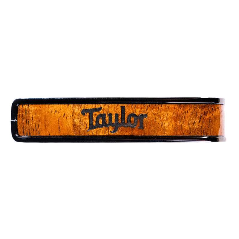 Taylor® by Thalia Black Chrome Capo ~ AAA Hawaiian Koa with Black Taylor Logo Inlay