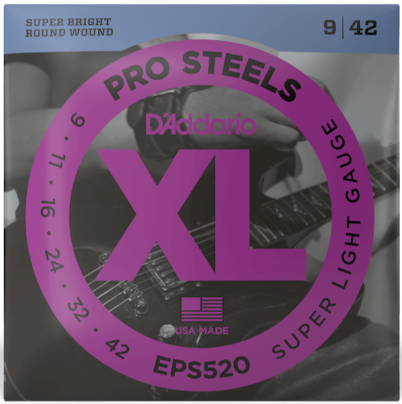 D'Addario Pro Steel Strings 9-42 Gauge